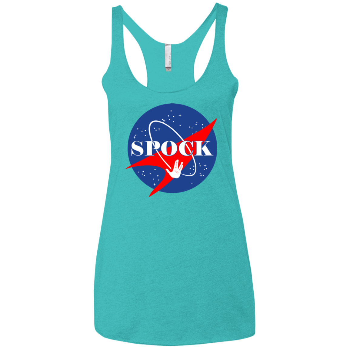 T-Shirts Tahiti Blue / X-Small Star captain Women's Triblend Racerback Tank