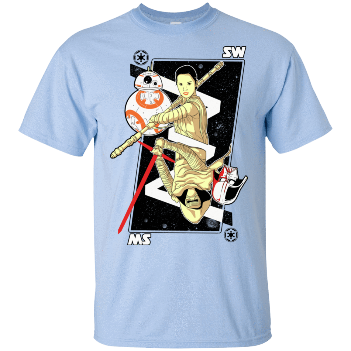 T-Shirts Light Blue / S Star Card T-Shirt