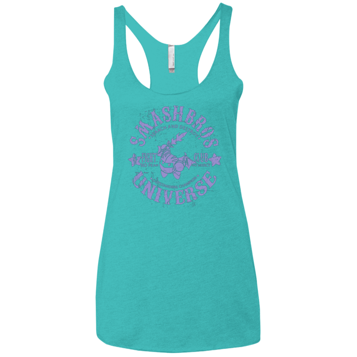 T-Shirts Tahiti Blue / X-Small STAR CHAMPION 2 Women's Triblend Racerback Tank