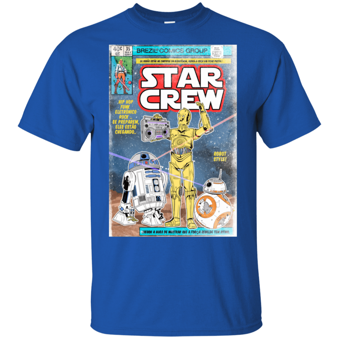 T-Shirts Royal / S Star Crew T-Shirt