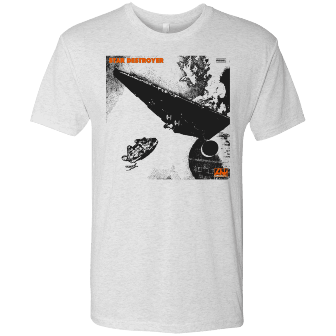 T-Shirts Heather White / Small Star Destroyer Men's Triblend T-Shirt