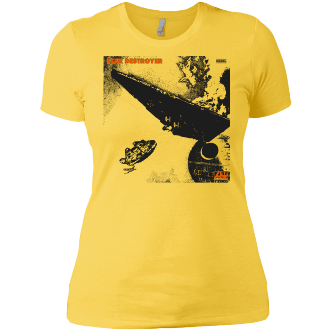 T-Shirts Vibrant Yellow / X-Small Star Destroyer Women's Premium T-Shirt