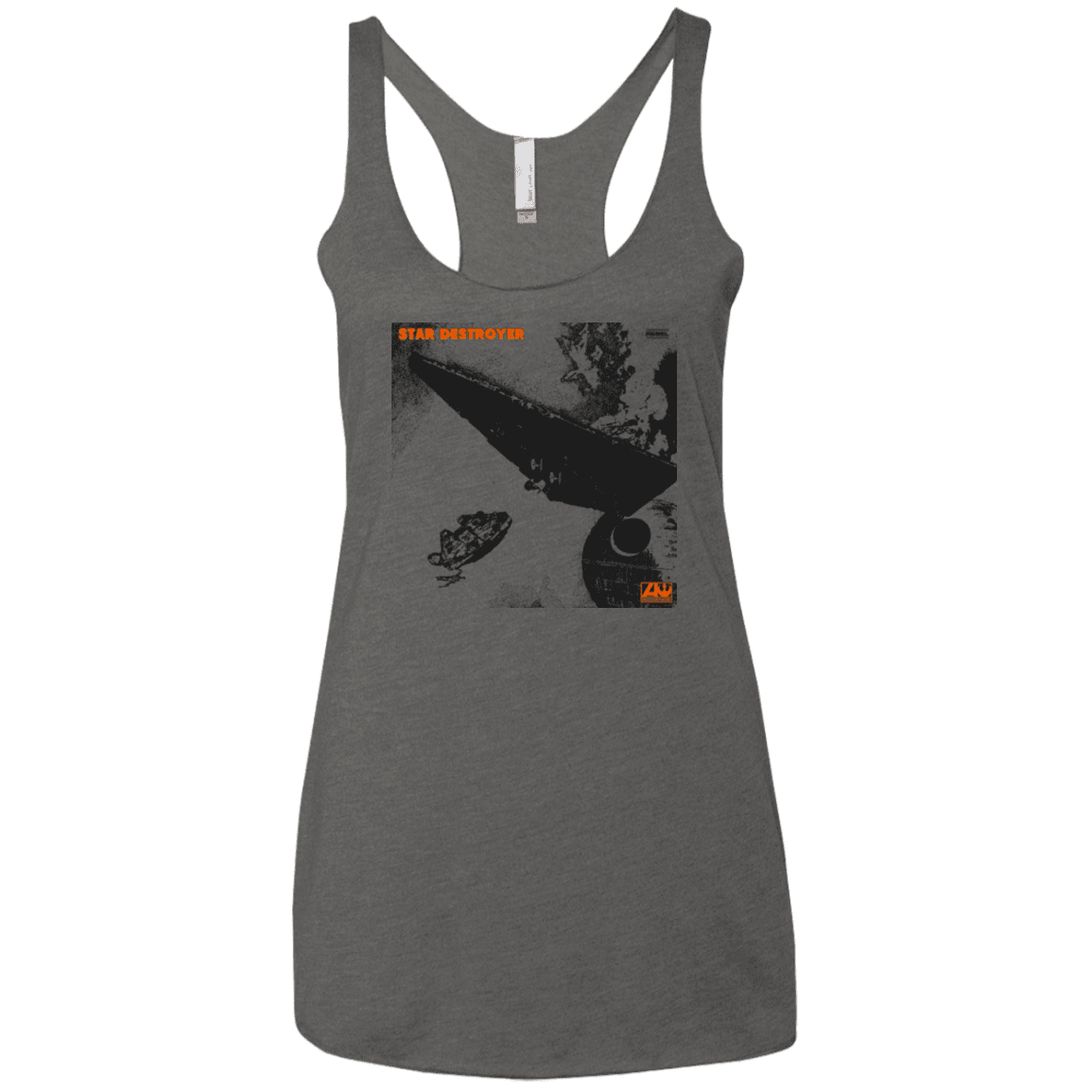 T-Shirts Premium Heather / X-Small Star Destroyer Women's Triblend Racerback Tank