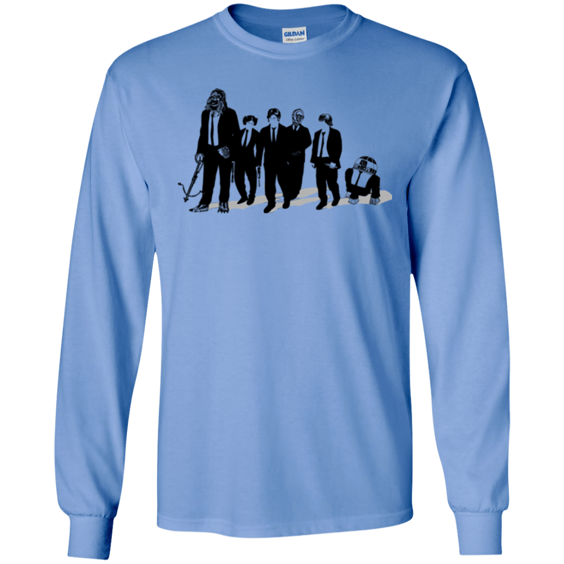 T-Shirts Carolina Blue / S Star Dogs Men's Long Sleeve T-Shirt