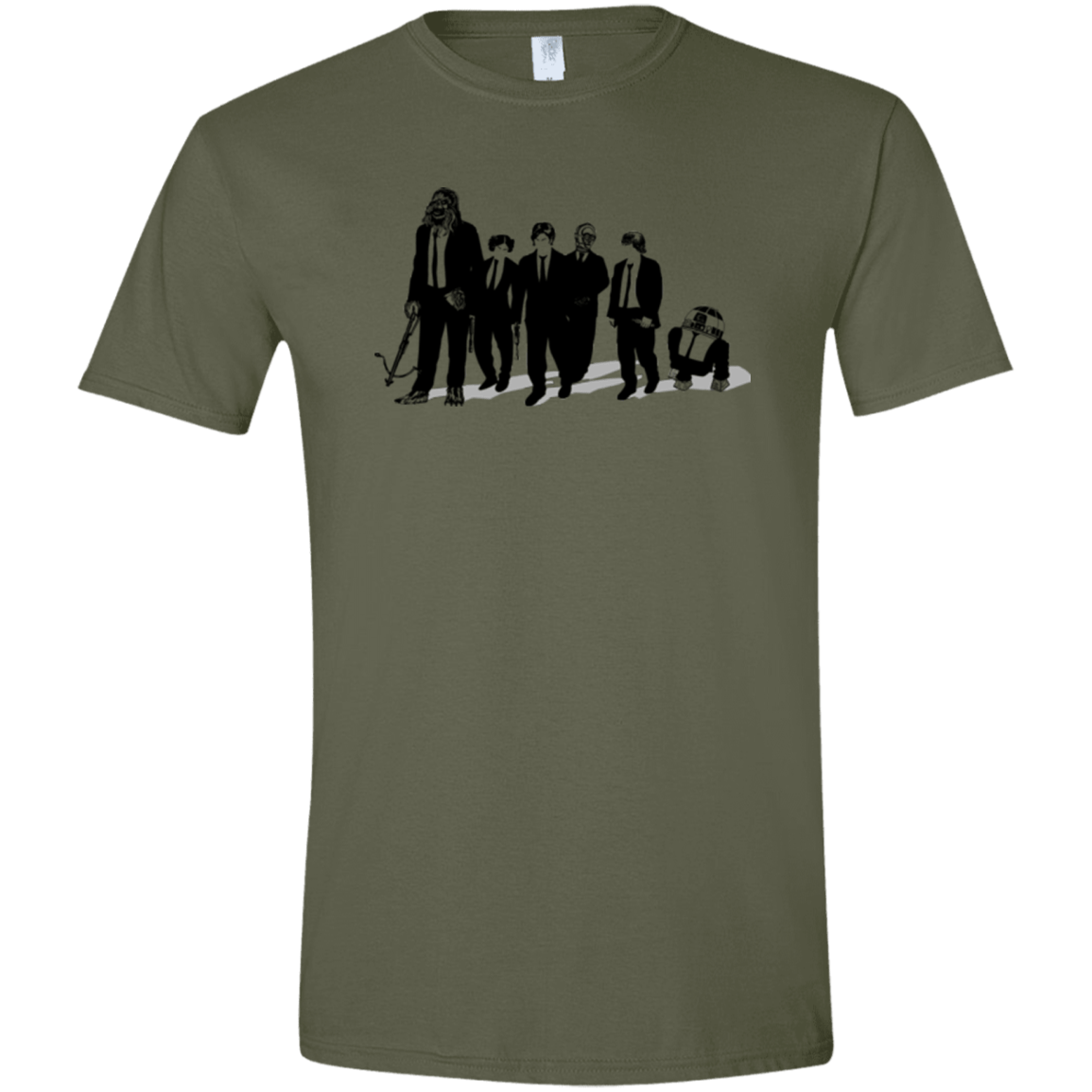 T-Shirts Military Green / S Star Dogs Men's Semi-Fitted Softstyle