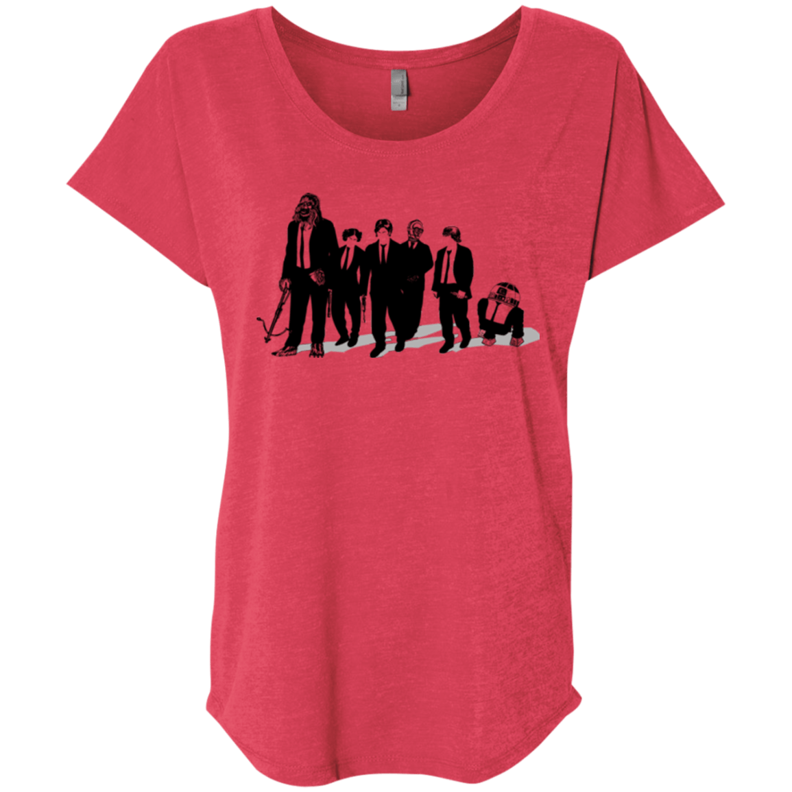 T-Shirts Vintage Red / X-Small Star Dogs Triblend Dolman Sleeve