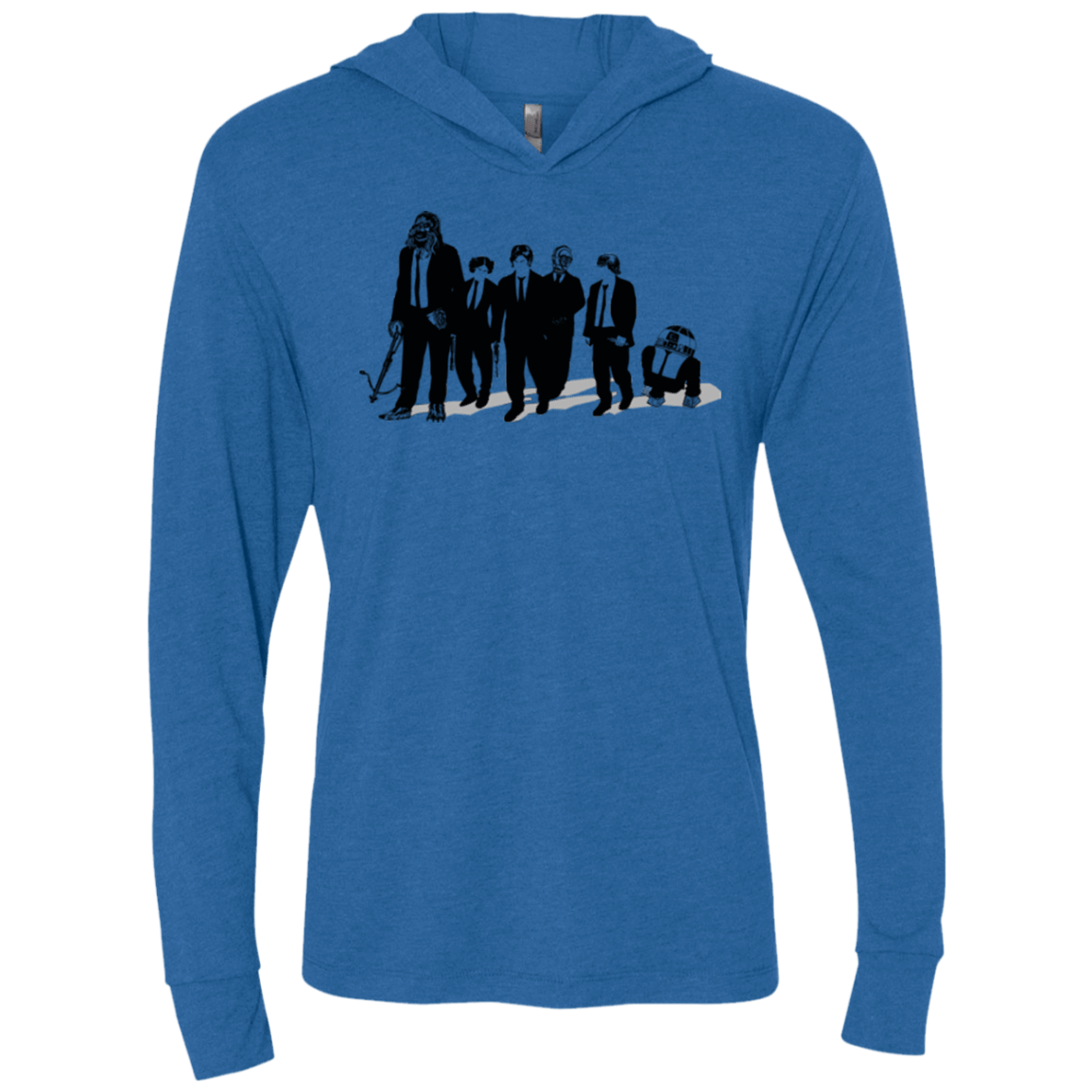 T-Shirts Vintage Royal / X-Small Star Dogs Triblend Long Sleeve Hoodie Tee