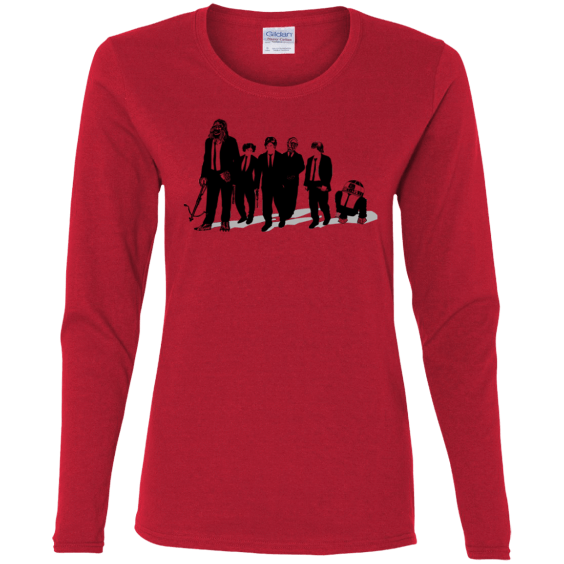 T-Shirts Red / S Star Dogs Women's Long Sleeve T-Shirt