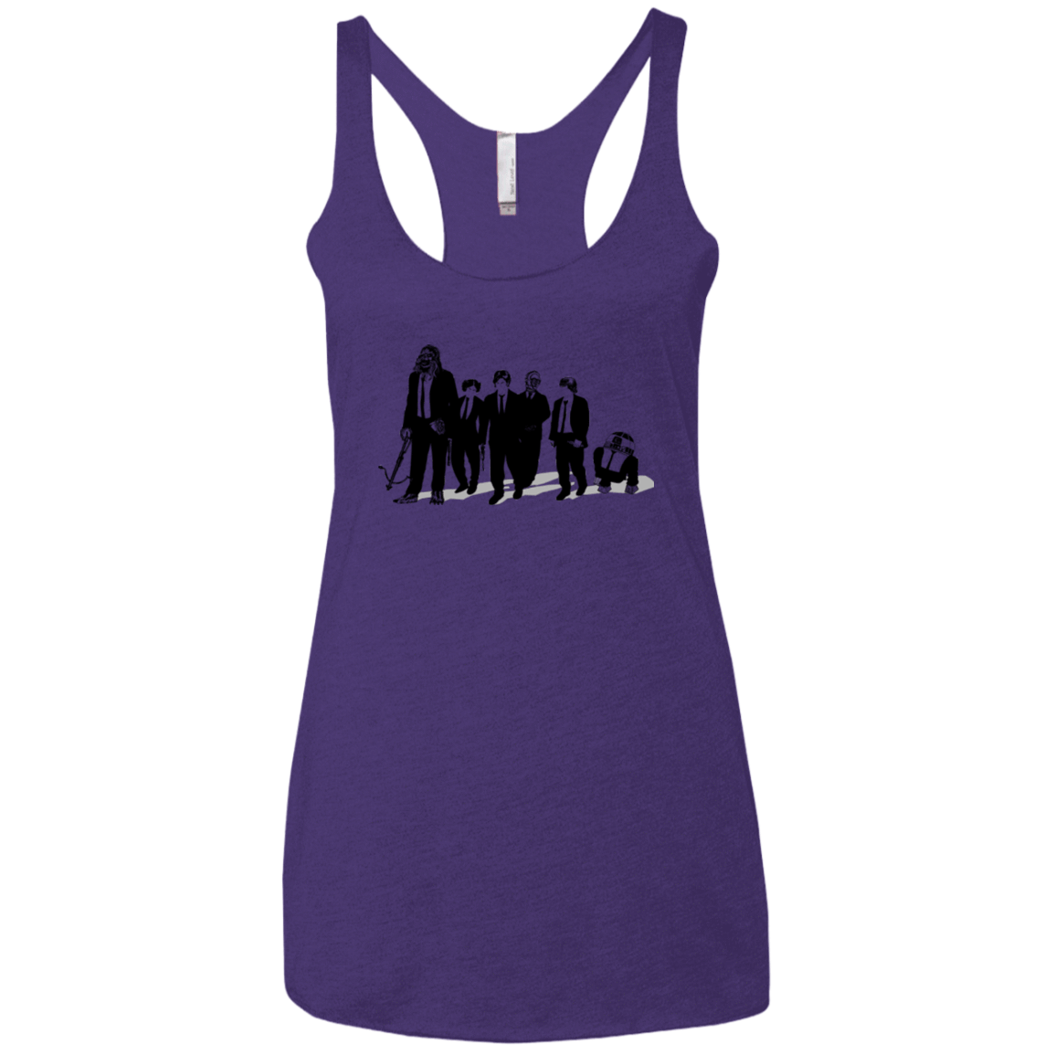 T-Shirts Purple Rush / X-Small Star Dogs Women's Triblend Racerback Tank