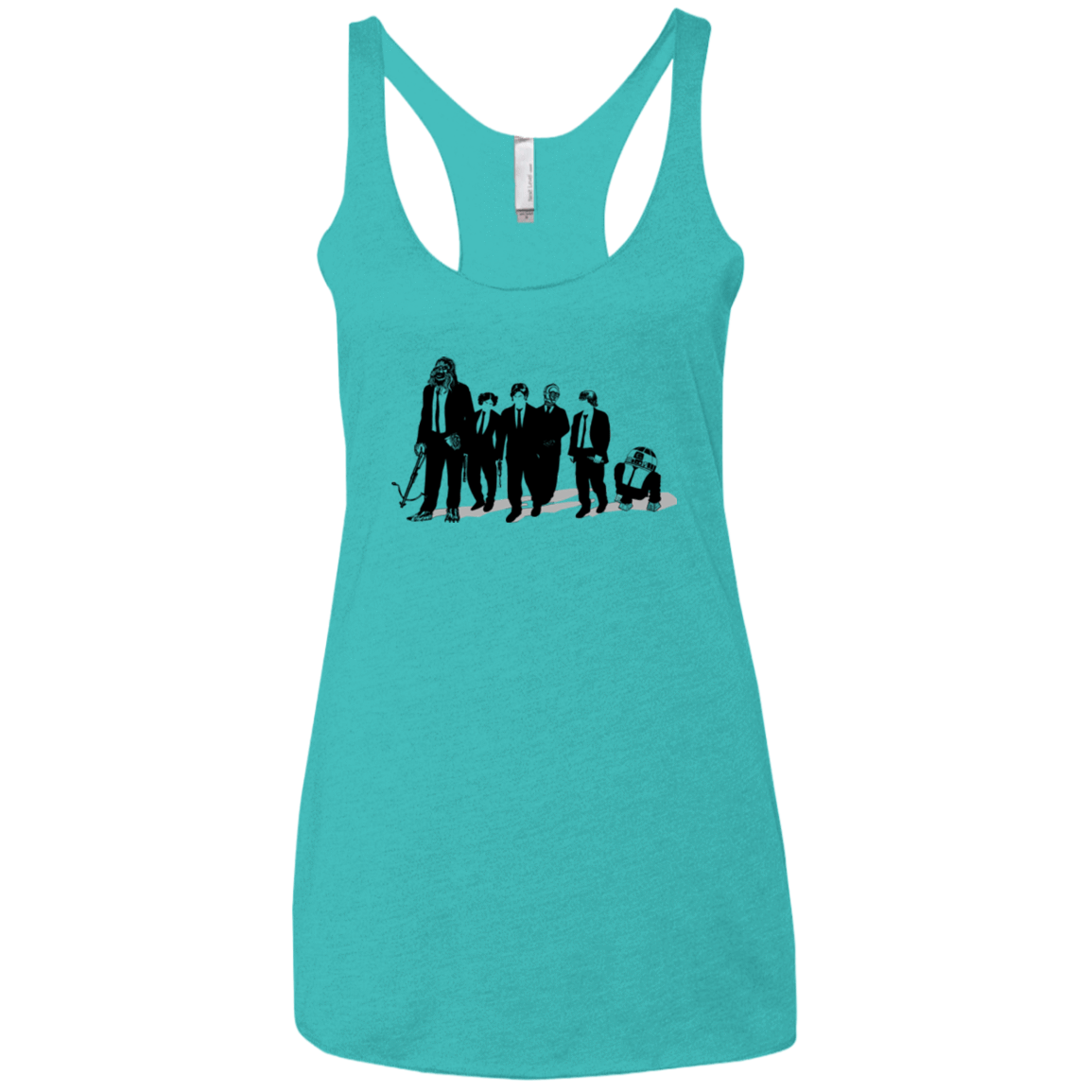 T-Shirts Tahiti Blue / X-Small Star Dogs Women's Triblend Racerback Tank
