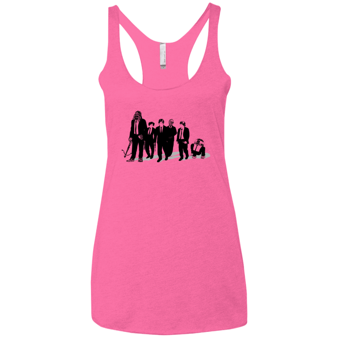 T-Shirts Vintage Pink / X-Small Star Dogs Women's Triblend Racerback Tank