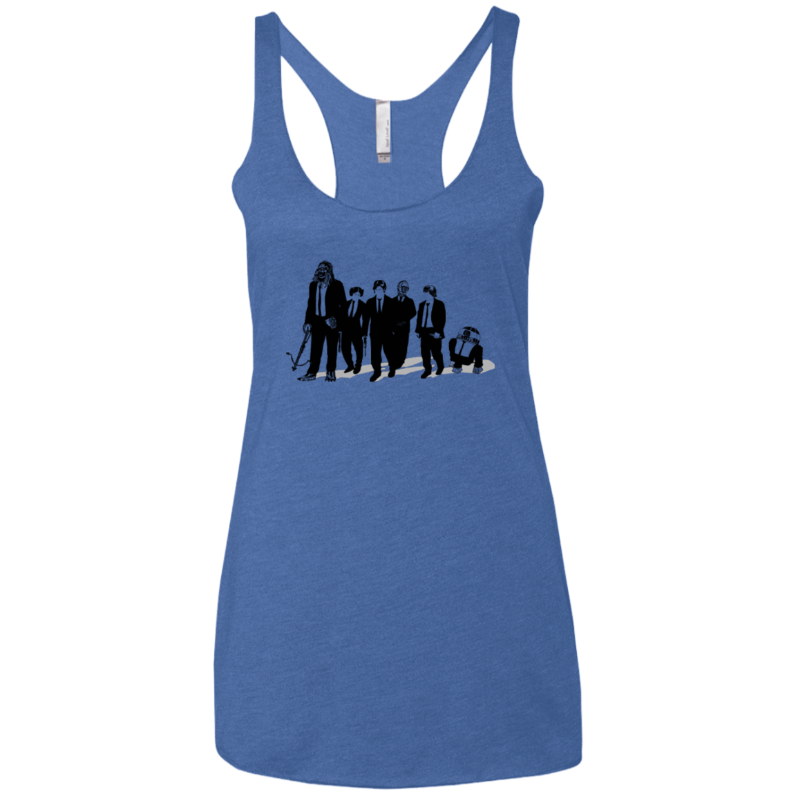 T-Shirts Vintage Royal / X-Small Star Dogs Women's Triblend Racerback Tank