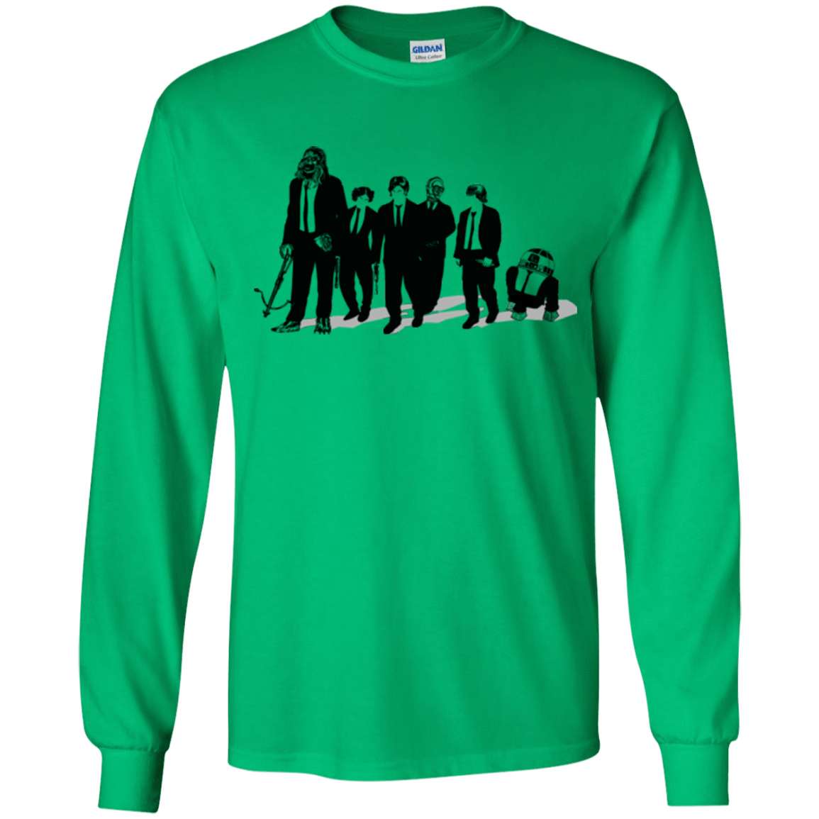 T-Shirts Irish Green / YS Star Dogs Youth Long Sleeve T-Shirt