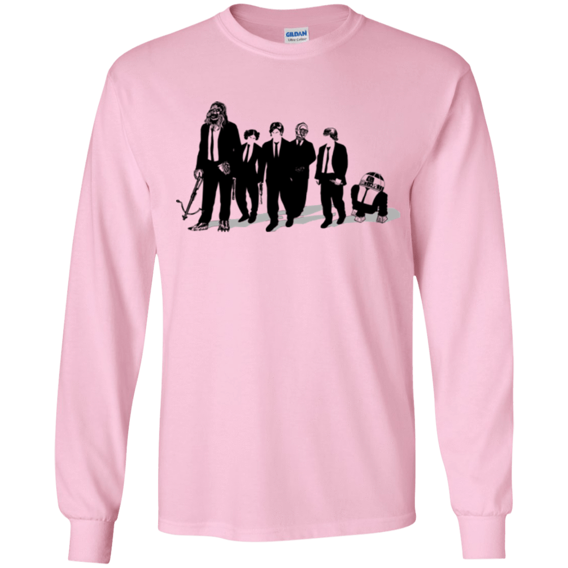 T-Shirts Light Pink / YS Star Dogs Youth Long Sleeve T-Shirt