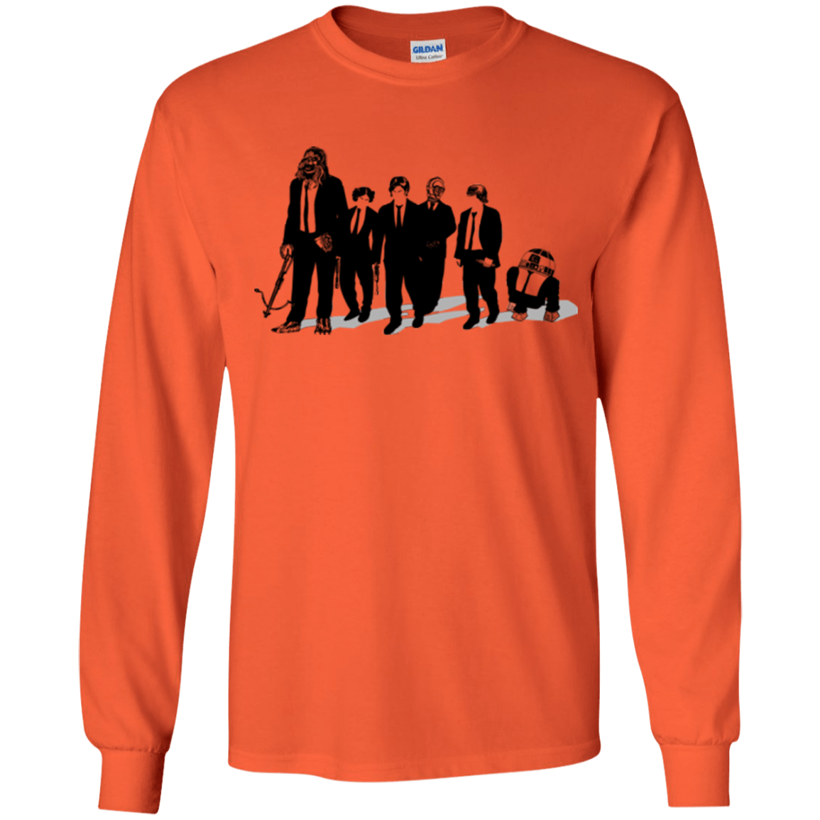 T-Shirts Orange / YS Star Dogs Youth Long Sleeve T-Shirt