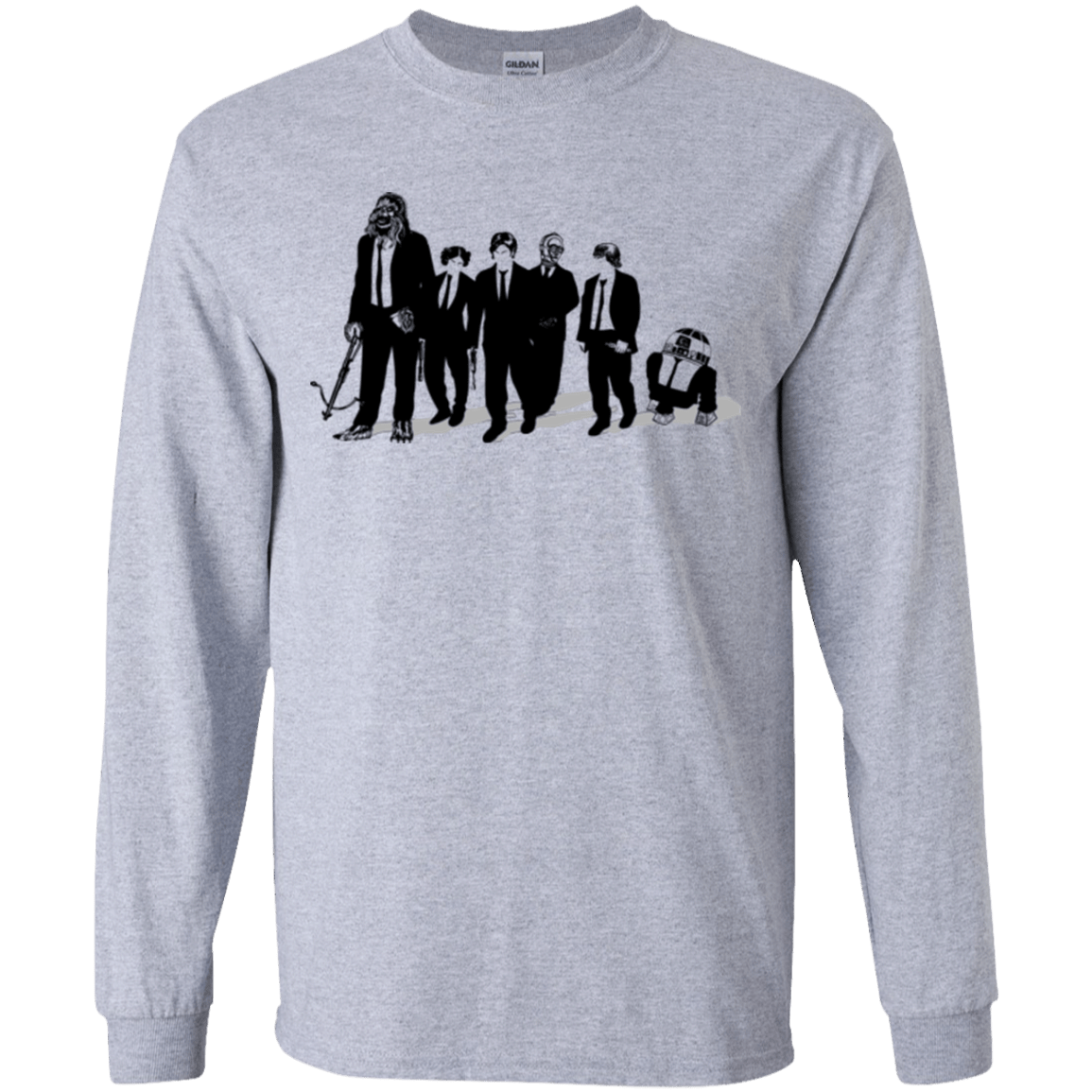 T-Shirts Sport Grey / YS Star Dogs Youth Long Sleeve T-Shirt