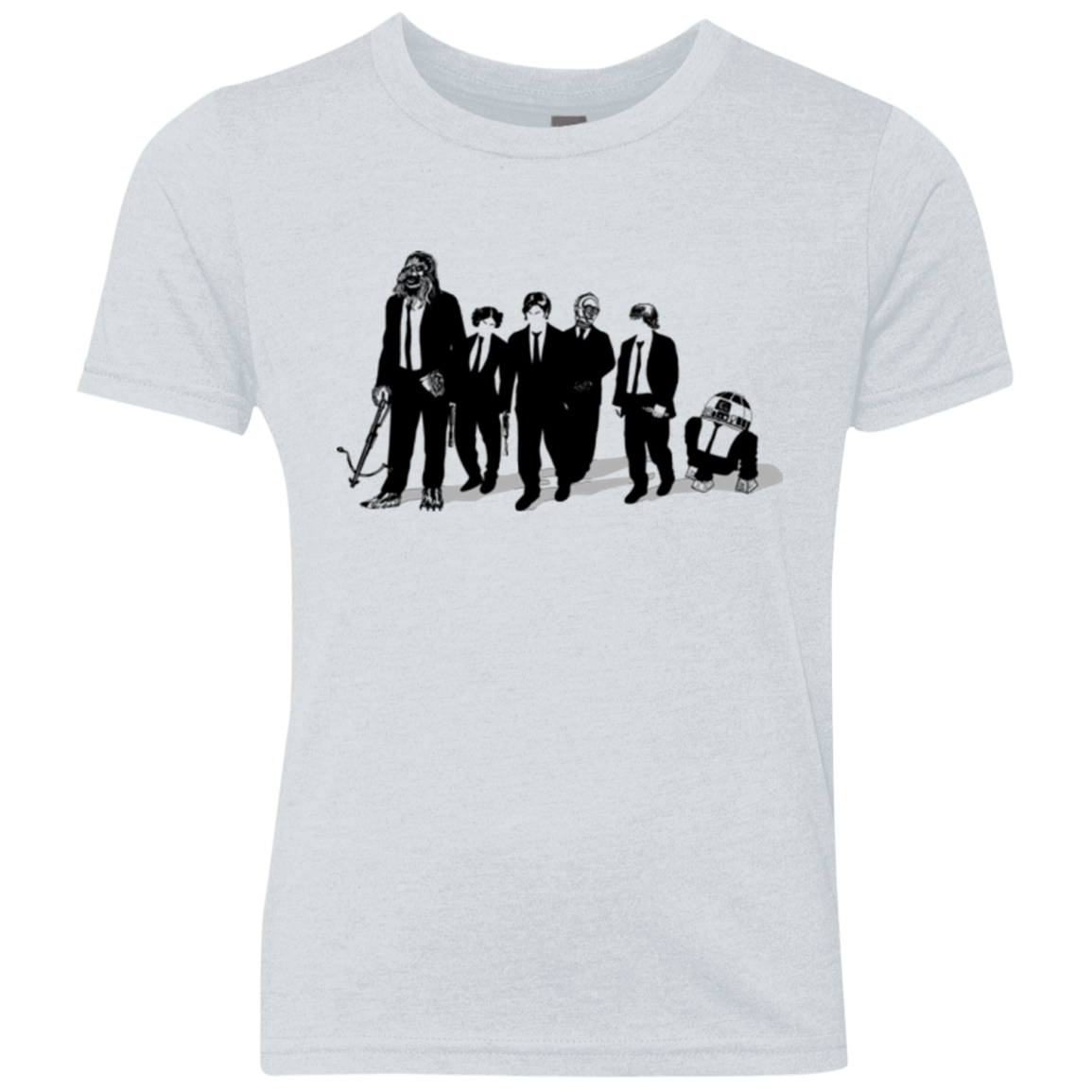 T-Shirts Heather White / YXS Star Dogs Youth Triblend T-Shirt