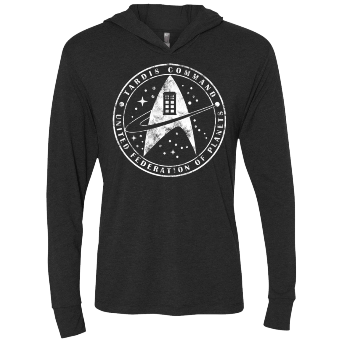 T-Shirts Vintage Black / X-Small Star lord Triblend Long Sleeve Hoodie Tee