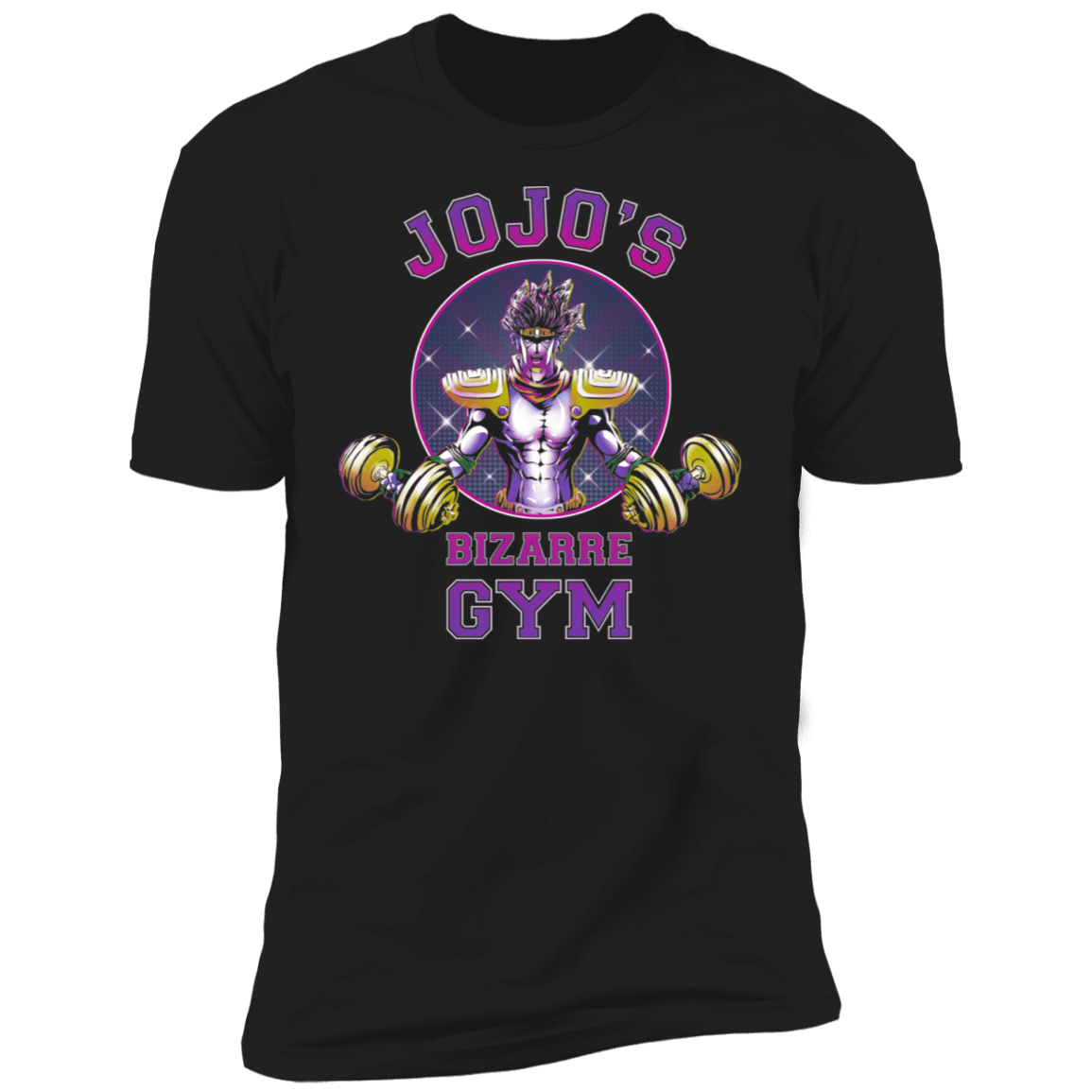 T-Shirts Black / X-Small Star Platinum Bizarre Gym Men's Premium T-Shirt