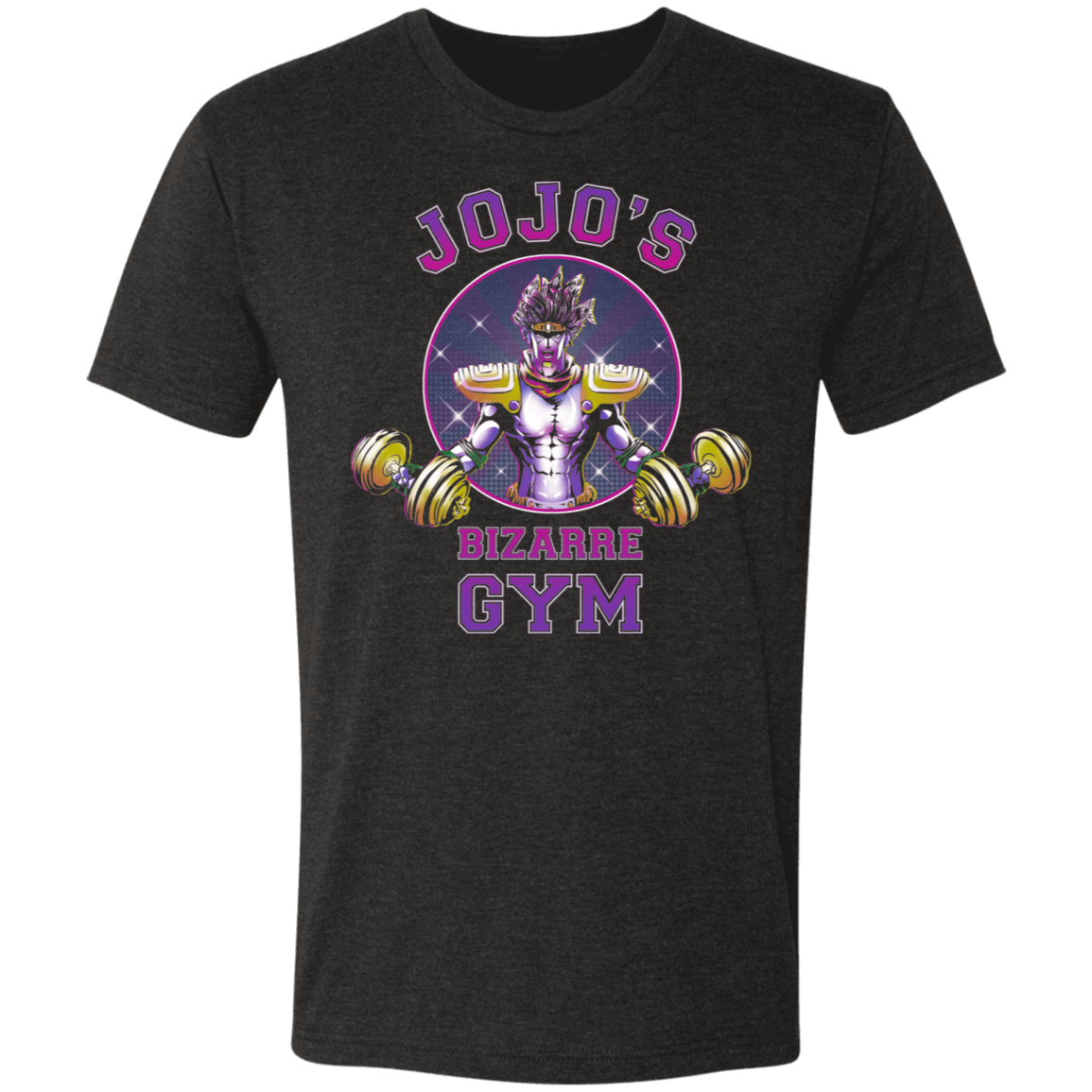 T-Shirts Vintage Black / S Star Platinum Bizarre Gym Men's Triblend T-Shirt