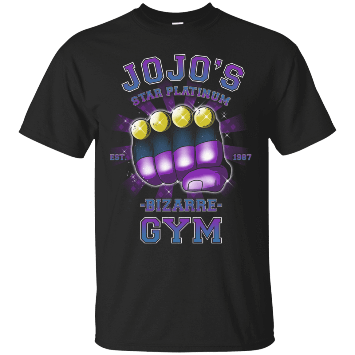 T-Shirts Black / S Star Platinum Gym T-Shirt