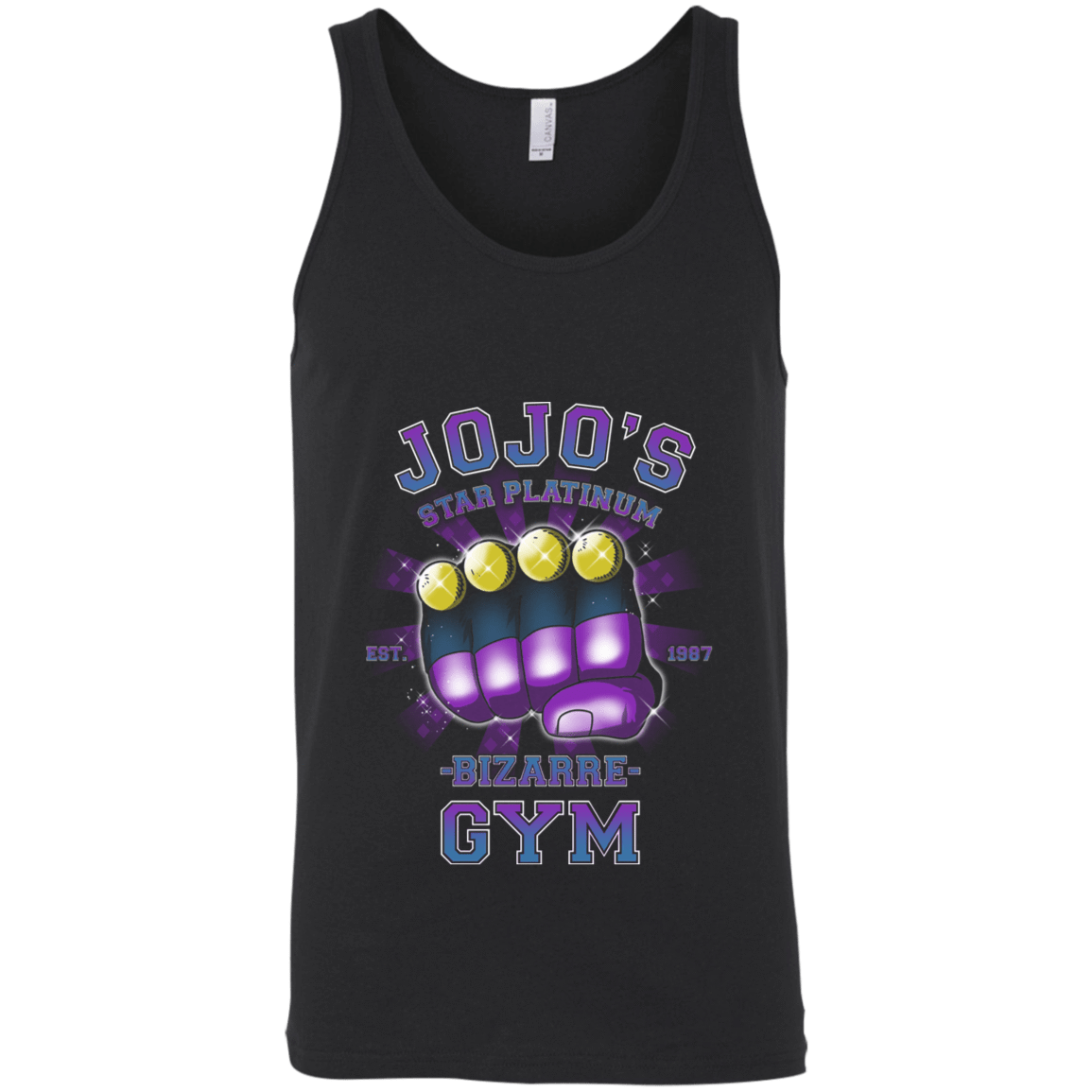 T-Shirts Black / X-Small Star Platinum Gym Unisex Premium Tank Top