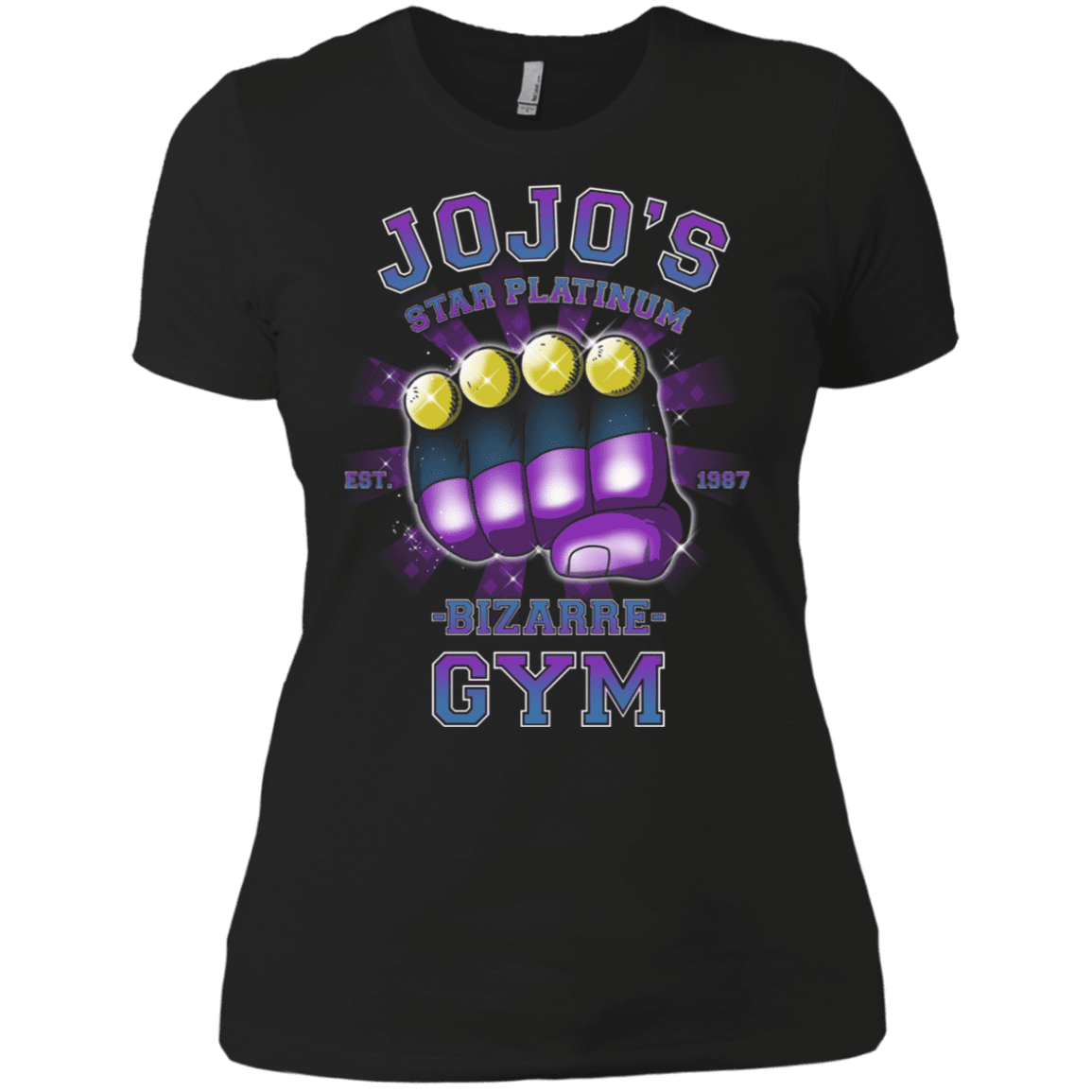 T-Shirts Black / X-Small Star Platinum Gym Women's Premium T-Shirt