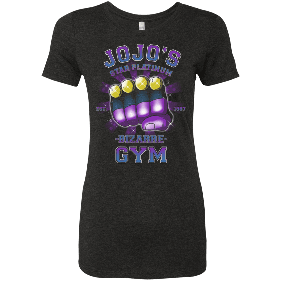 T-Shirts Vintage Black / S Star Platinum Gym Women's Triblend T-Shirt