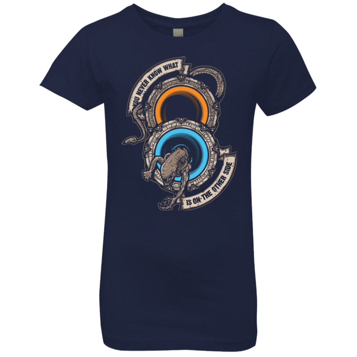 T-Shirts Midnight Navy / YXS STAR PORTALS Girls Premium T-Shirt