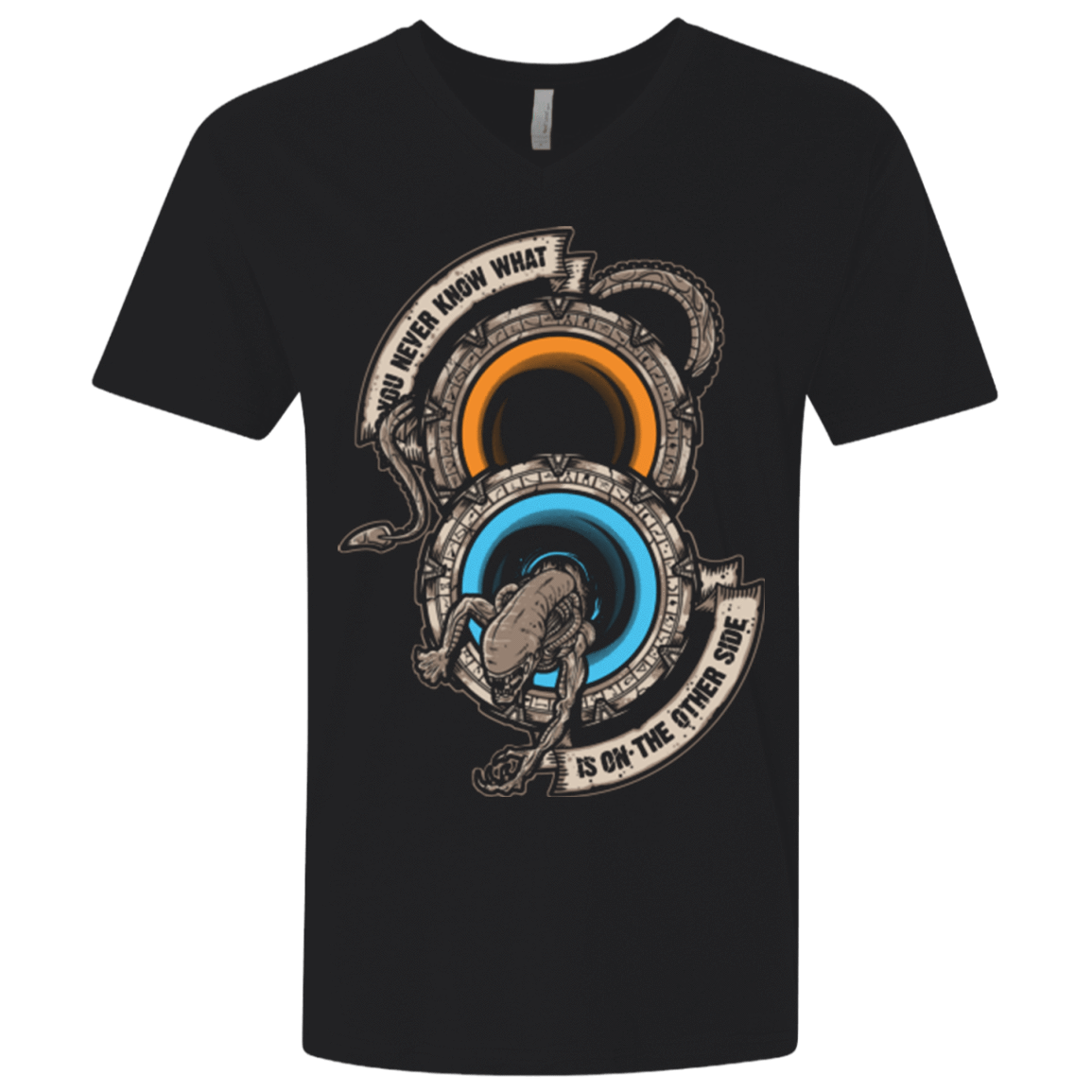 T-Shirts Black / X-Small STAR PORTALS Men's Premium V-Neck