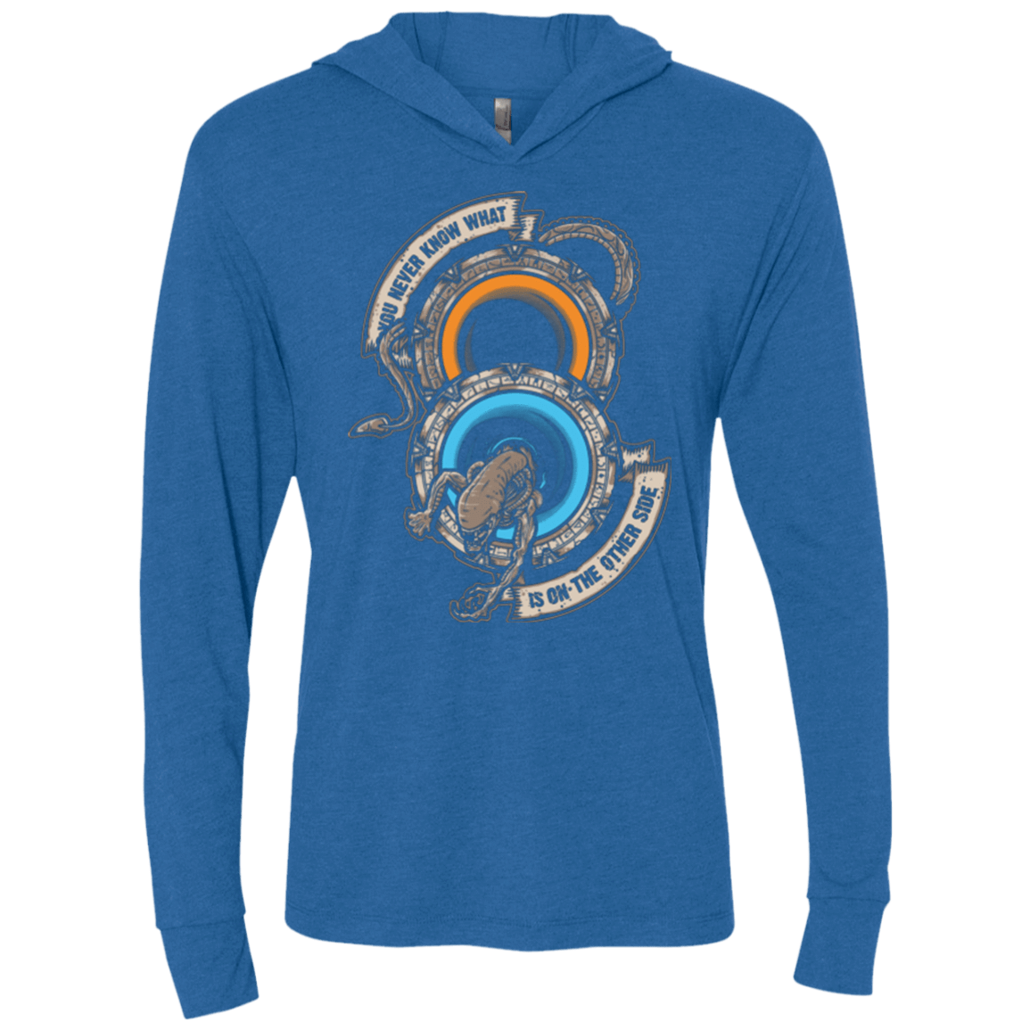 T-Shirts Vintage Royal / X-Small STAR PORTALS Triblend Long Sleeve Hoodie Tee