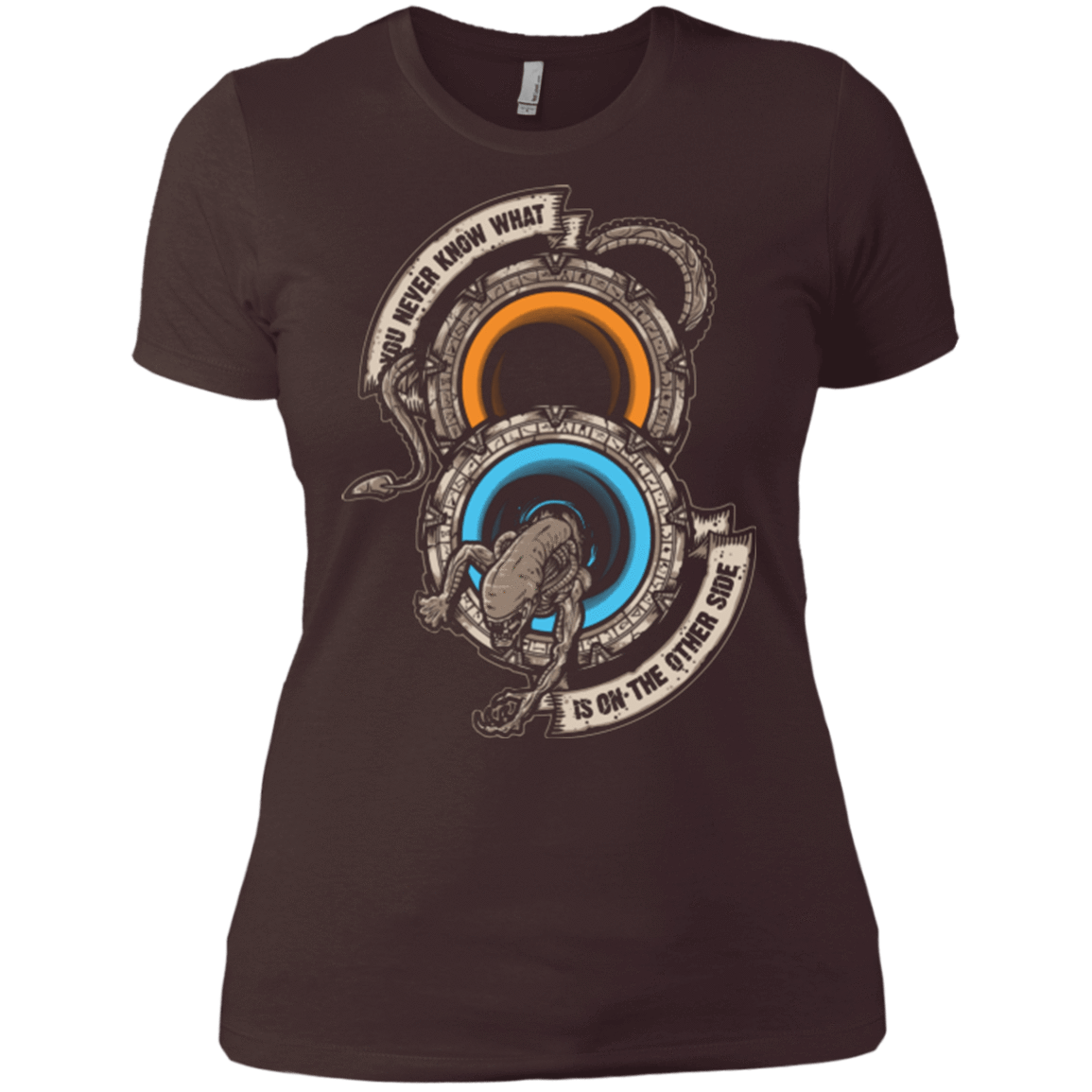 T-Shirts Dark Chocolate / X-Small STAR PORTALS Women's Premium T-Shirt