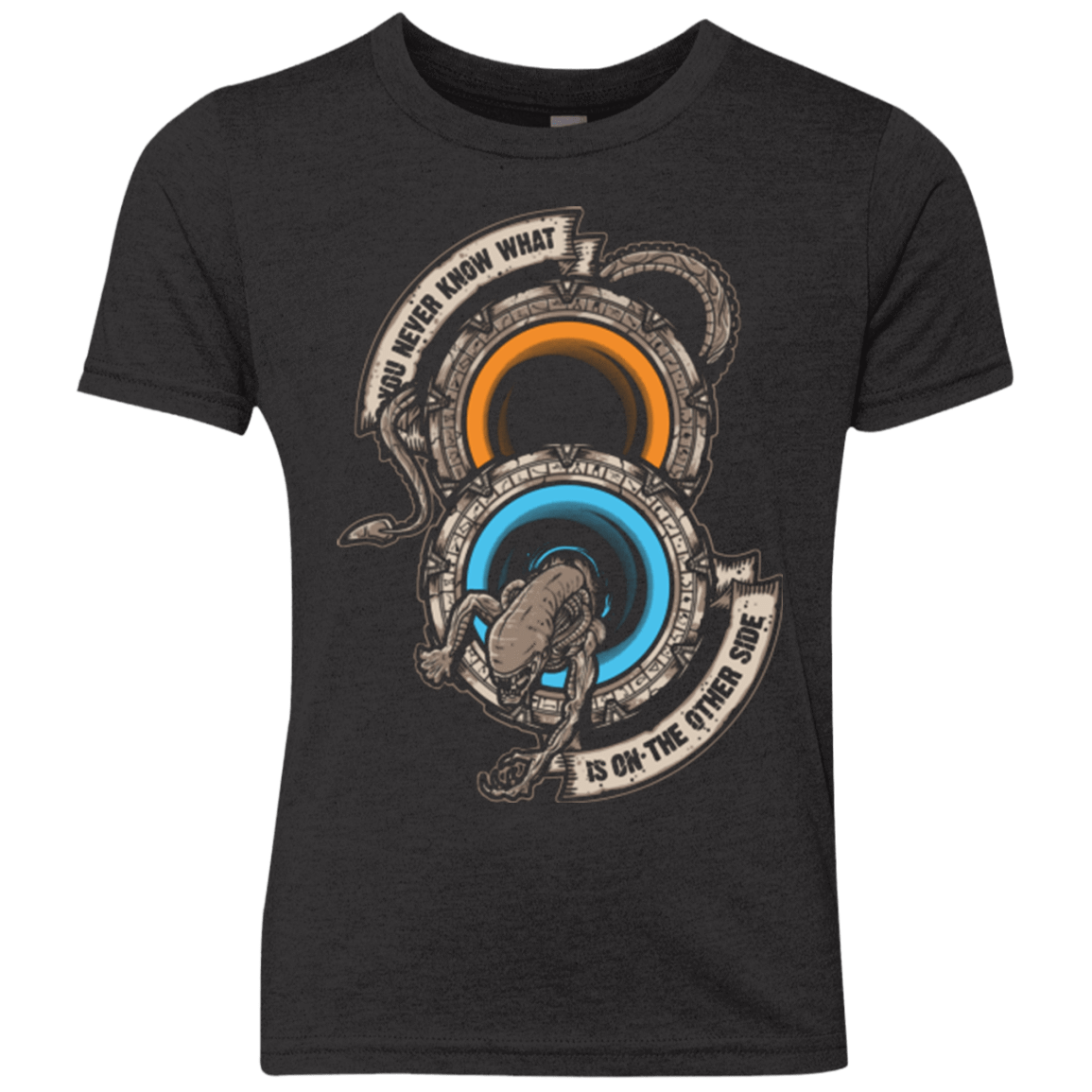 T-Shirts Vintage Black / YXS STAR PORTALS Youth Triblend T-Shirt