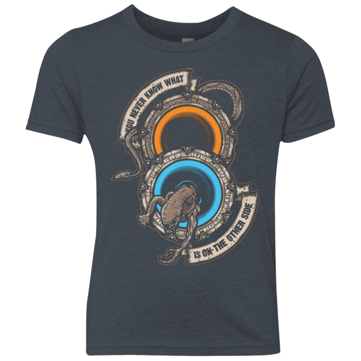 T-Shirts Vintage Navy / YXS STAR PORTALS Youth Triblend T-Shirt