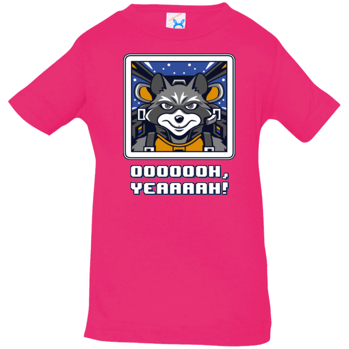 T-Shirts Hot Pink / 6 Months Star Raccoon Infant PremiumT-Shirt