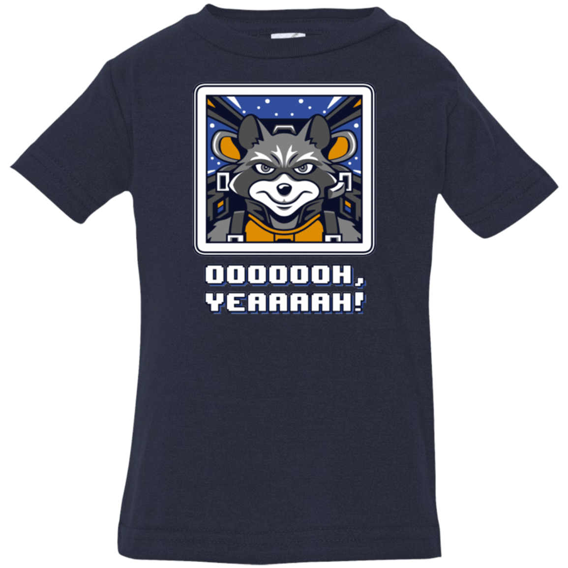 T-Shirts Navy / 6 Months Star Raccoon Infant PremiumT-Shirt