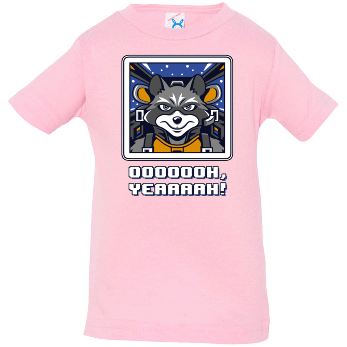 T-Shirts Pink / 6 Months Star Raccoon Infant PremiumT-Shirt