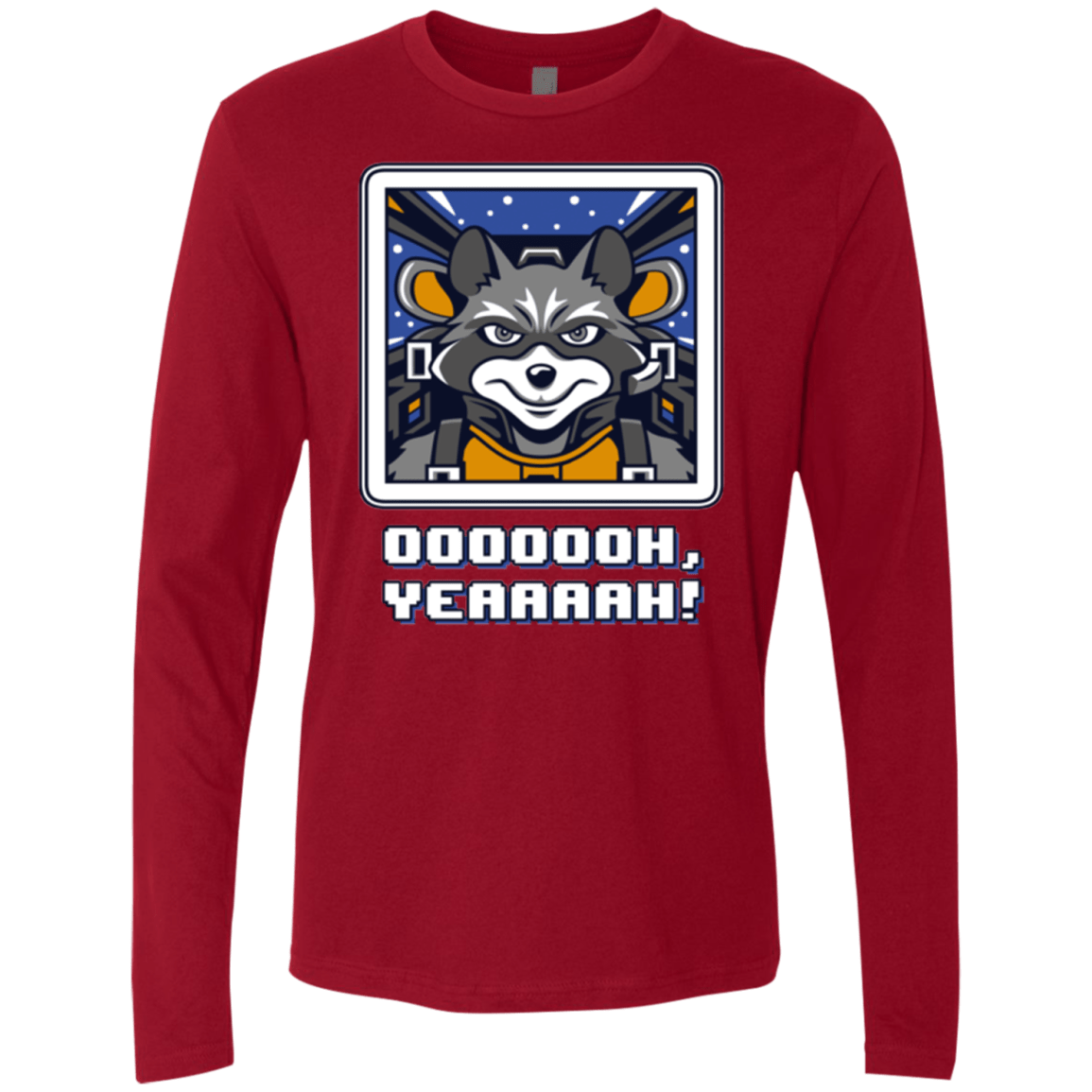Star Raccoon Men's Premium Long Sleeve