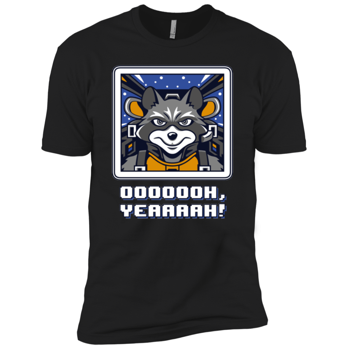 T-Shirts Black / X-Small Star Raccoon Men's Premium T-Shirt