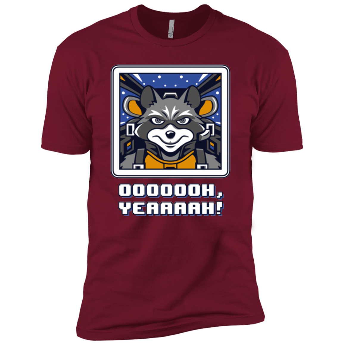 T-Shirts Cardinal / X-Small Star Raccoon Men's Premium T-Shirt