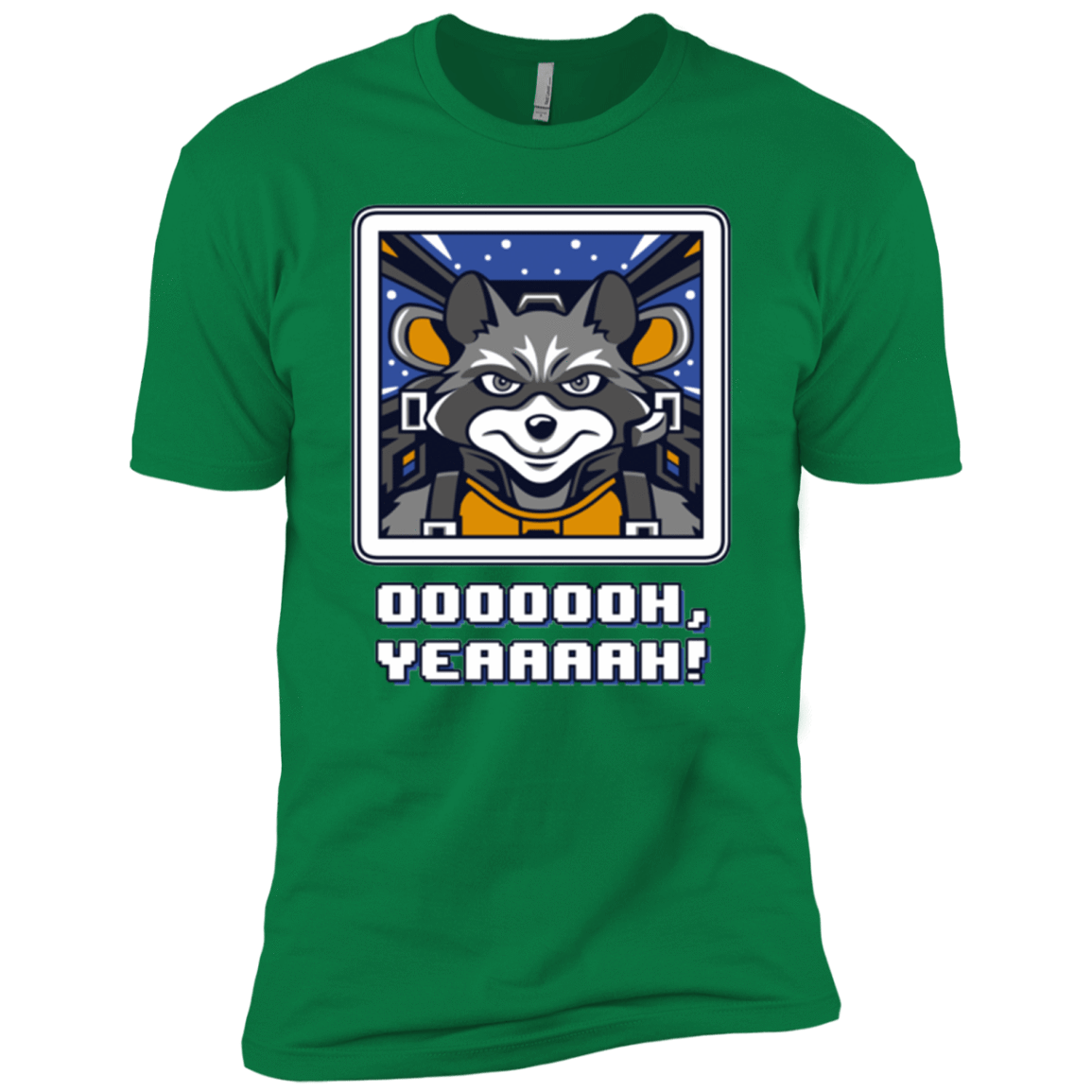 T-Shirts Kelly Green / X-Small Star Raccoon Men's Premium T-Shirt