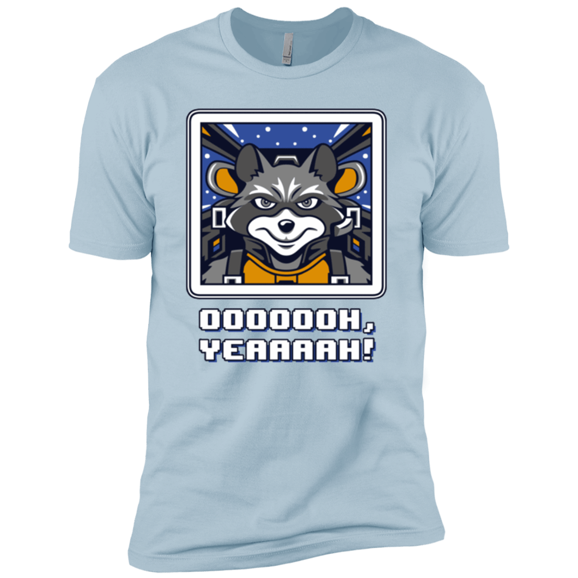 T-Shirts Light Blue / X-Small Star Raccoon Men's Premium T-Shirt