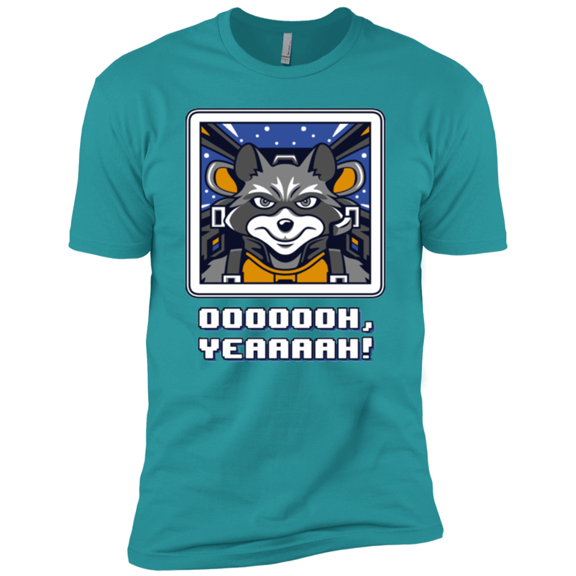 T-Shirts Tahiti Blue / X-Small Star Raccoon Men's Premium T-Shirt