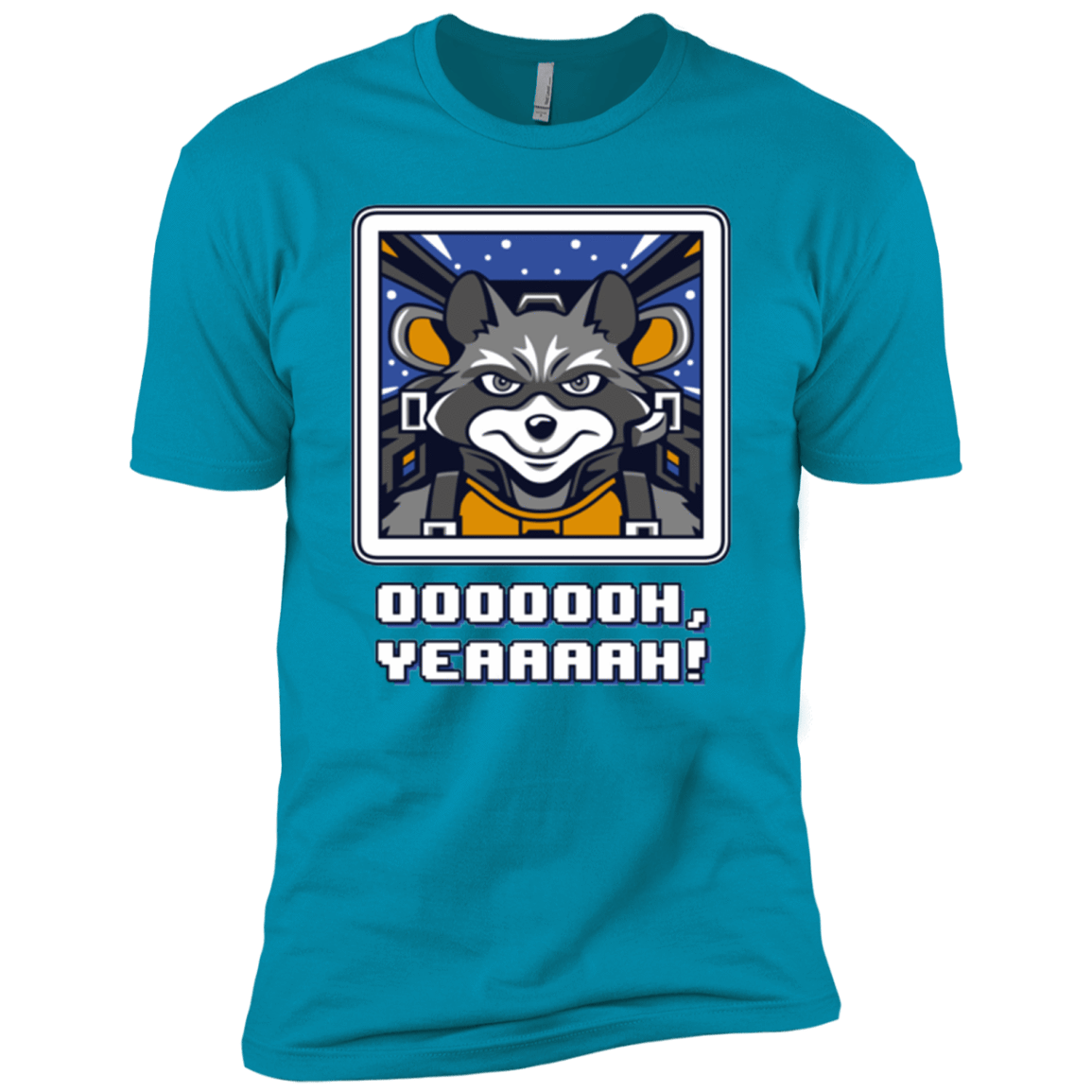 T-Shirts Turquoise / X-Small Star Raccoon Men's Premium T-Shirt