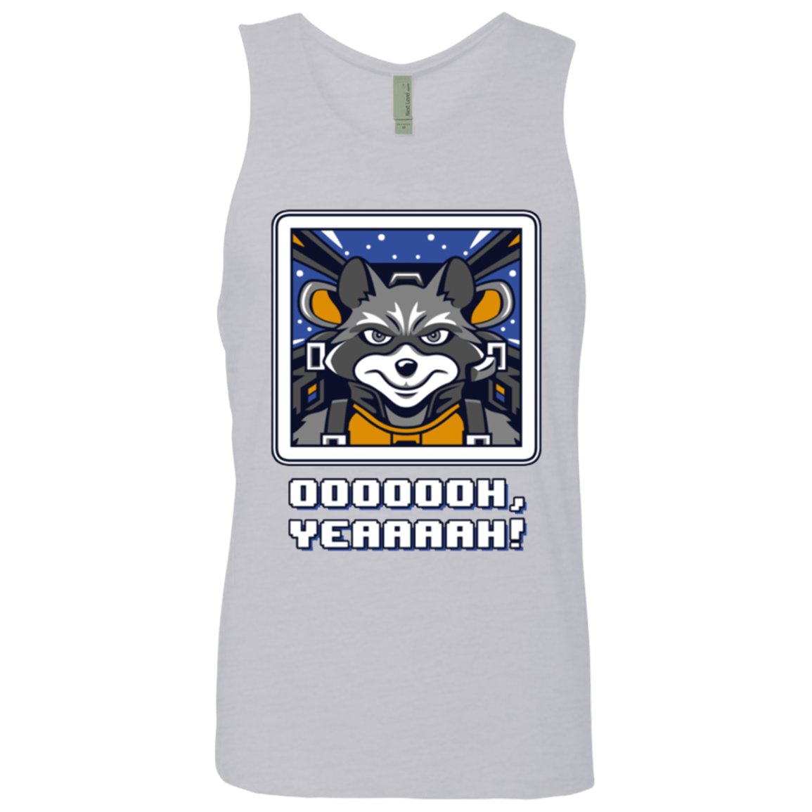 T-Shirts Heather Grey / Small Star Raccoon Men's Premium Tank Top