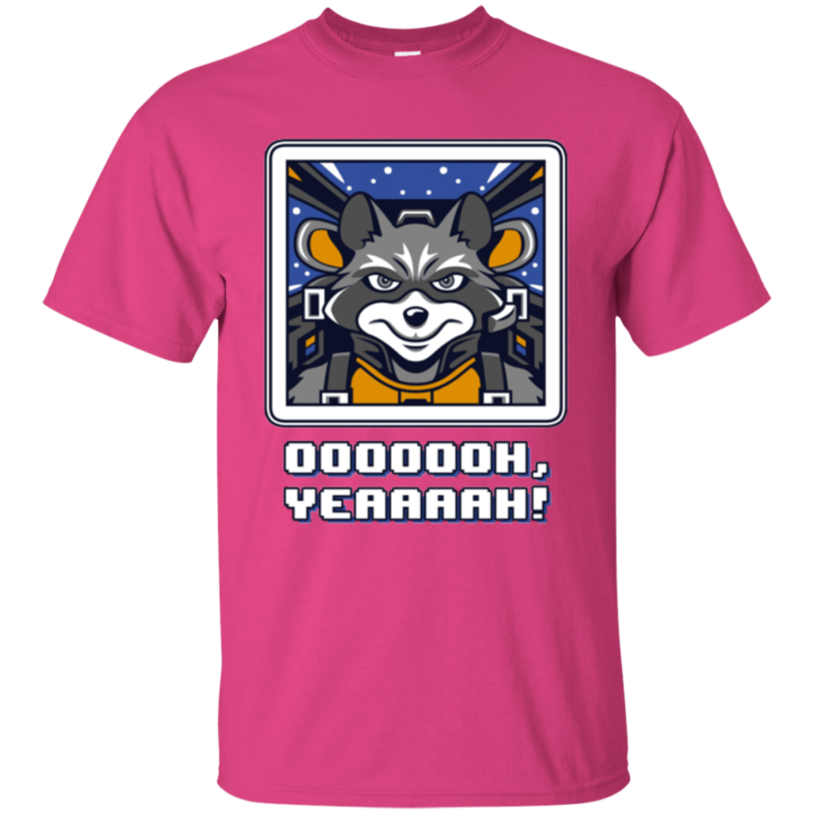 T-Shirts Heliconia / Small Star Raccoon T-Shirt