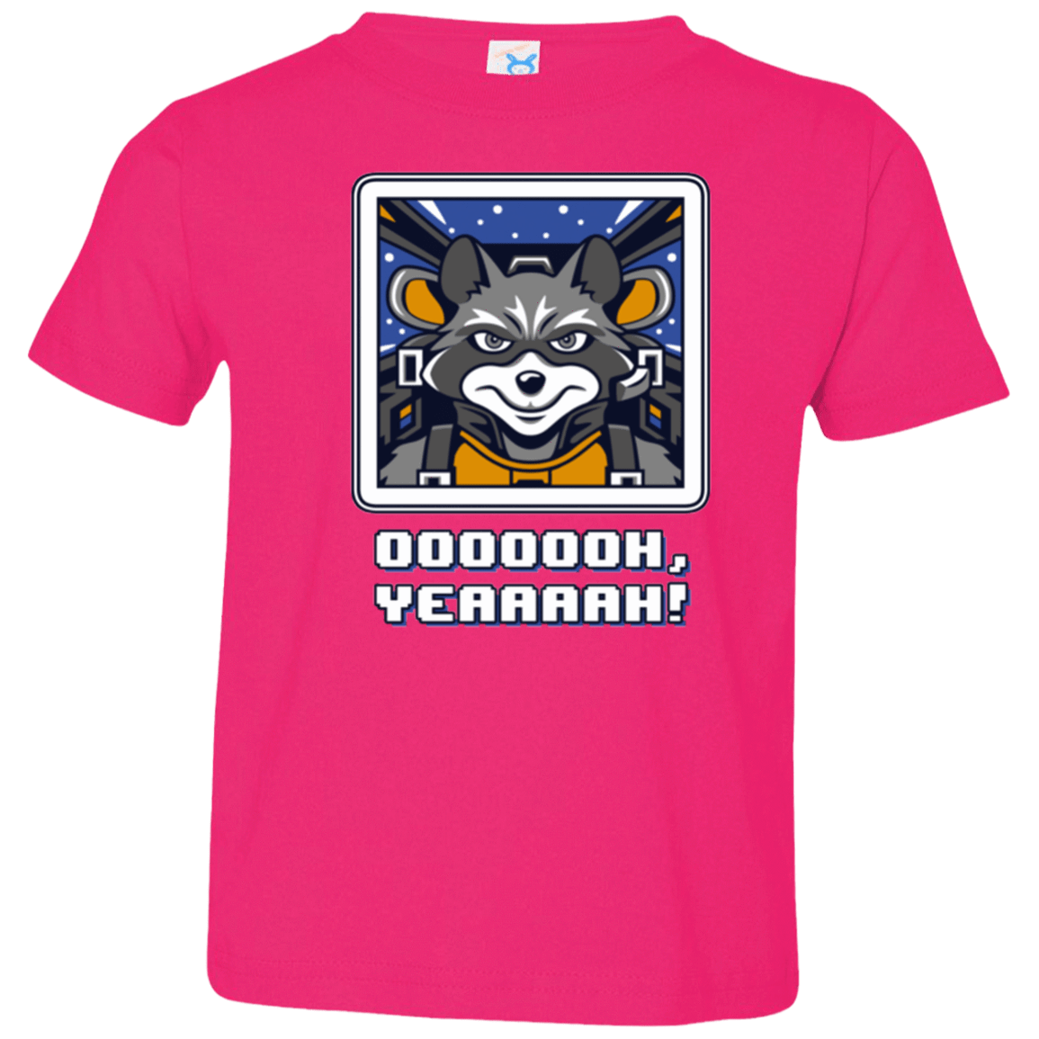 T-Shirts Hot Pink / 2T Star Raccoon Toddler Premium T-Shirt