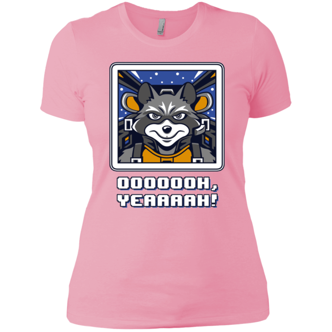 T-Shirts Light Pink / X-Small Star Raccoon Women's Premium T-Shirt