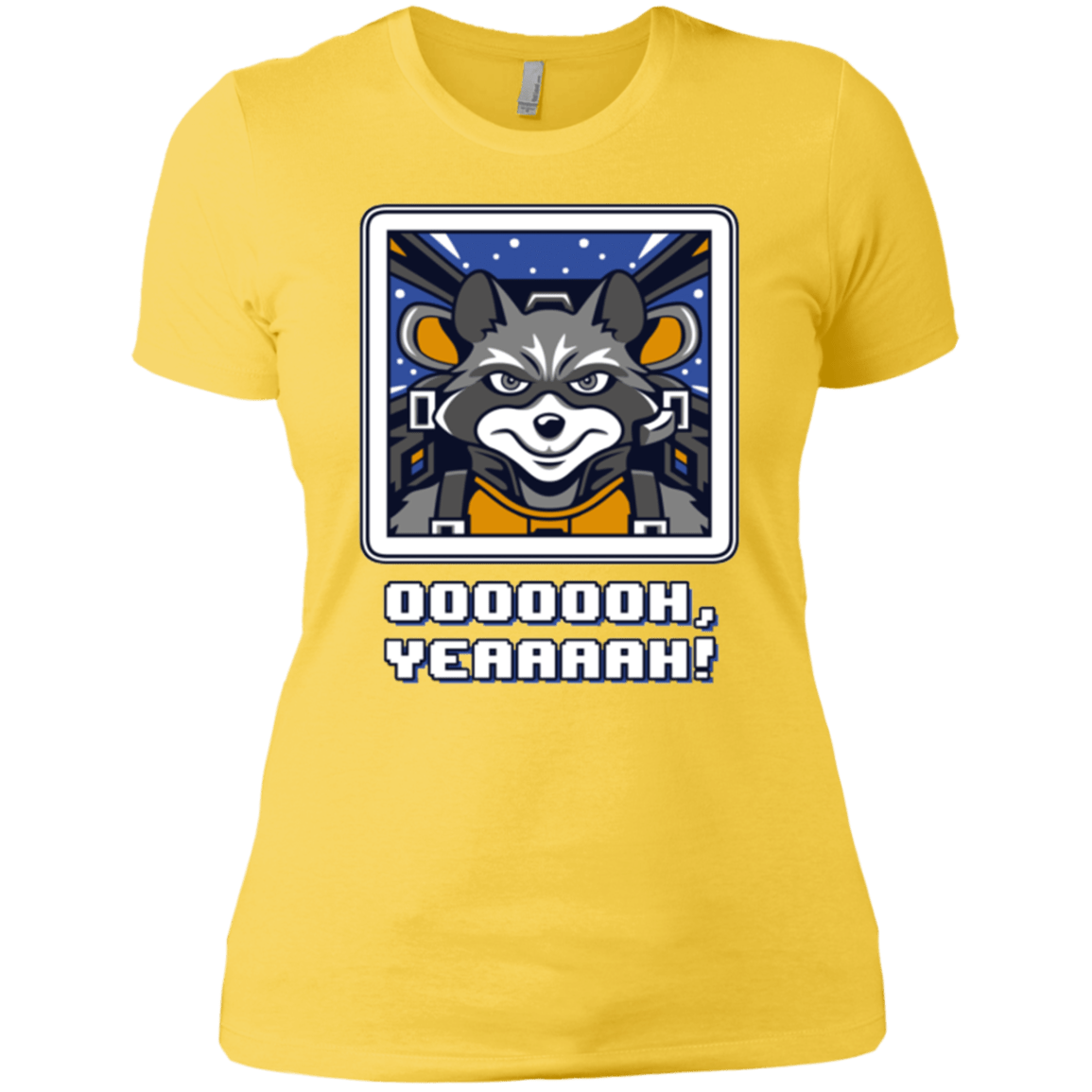 T-Shirts Vibrant Yellow / X-Small Star Raccoon Women's Premium T-Shirt