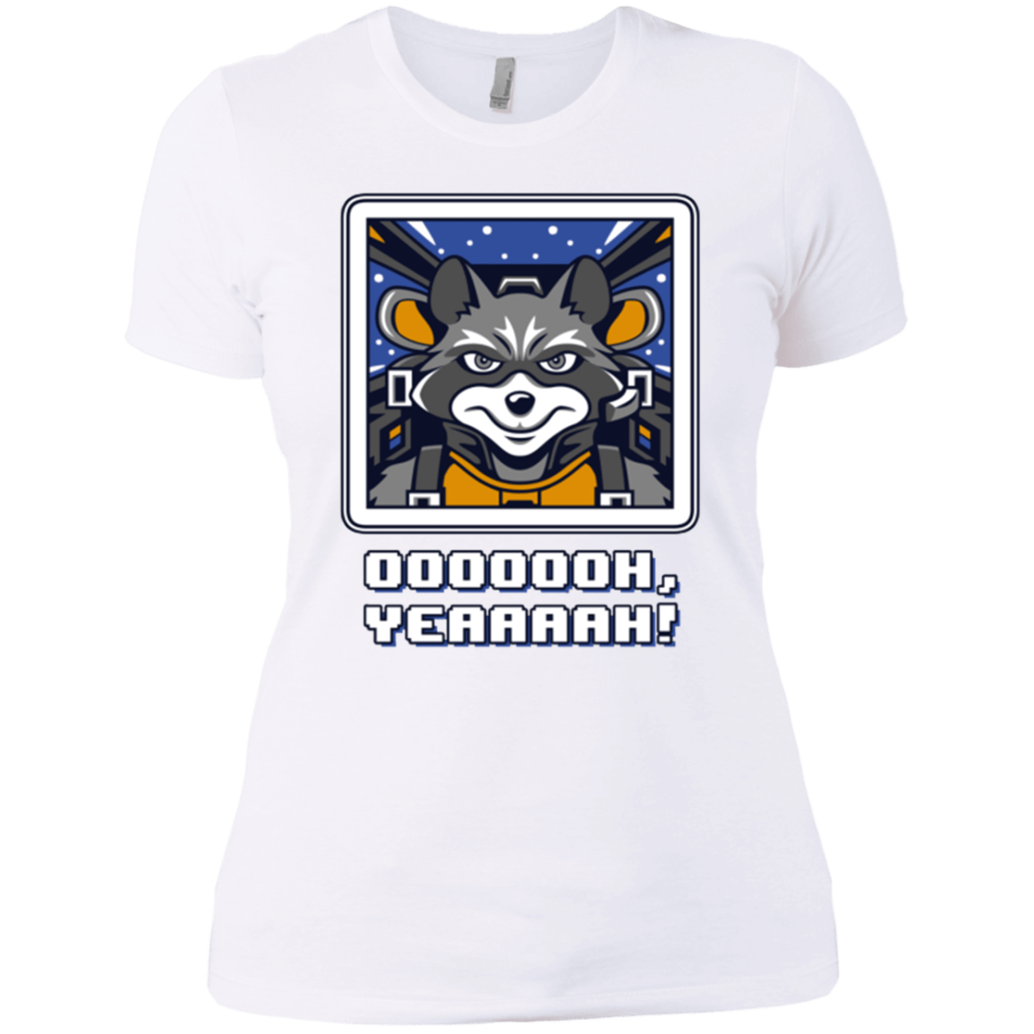 T-Shirts White / X-Small Star Raccoon Women's Premium T-Shirt